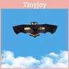 Large Triangle Bat Kite With Handcrafted Grid Fabric For Kids And Adults