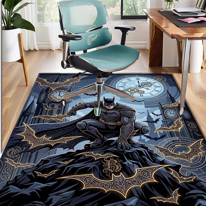 Batman Pattern Rug, Indoor/Outdoor Mat, for Picnic, Gameroom, Bedroom, Office, Living Room, Home Decor Carpet, Birthday Gift