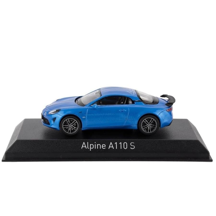 Norev Alpine A110 S Diecast Car 1/43 Scale Aero Pack French Signature 2023 (Alpine Blue) Finished Product [Parallel Import]