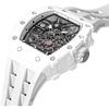 Men's Automatic Watch - TSAR BOMBA - Luxury Tonneau - Sapphire Crystal - Waterproof 50m - Black