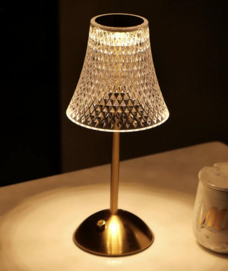 Modern Luxury Eco-Friendly Rechargeable Ambient LED Table Lamp