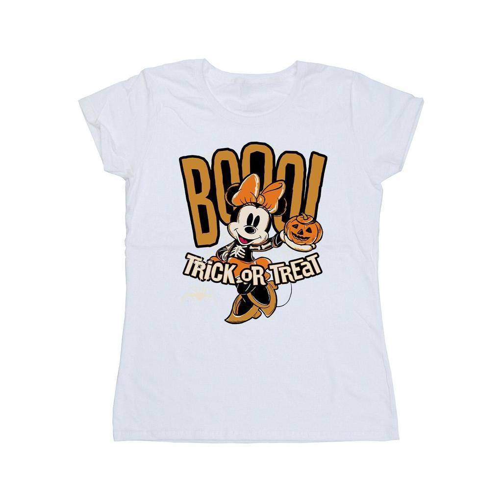 Disney Damen/Damen Boo Minnie Mouse Baumwoll-T-Shirt