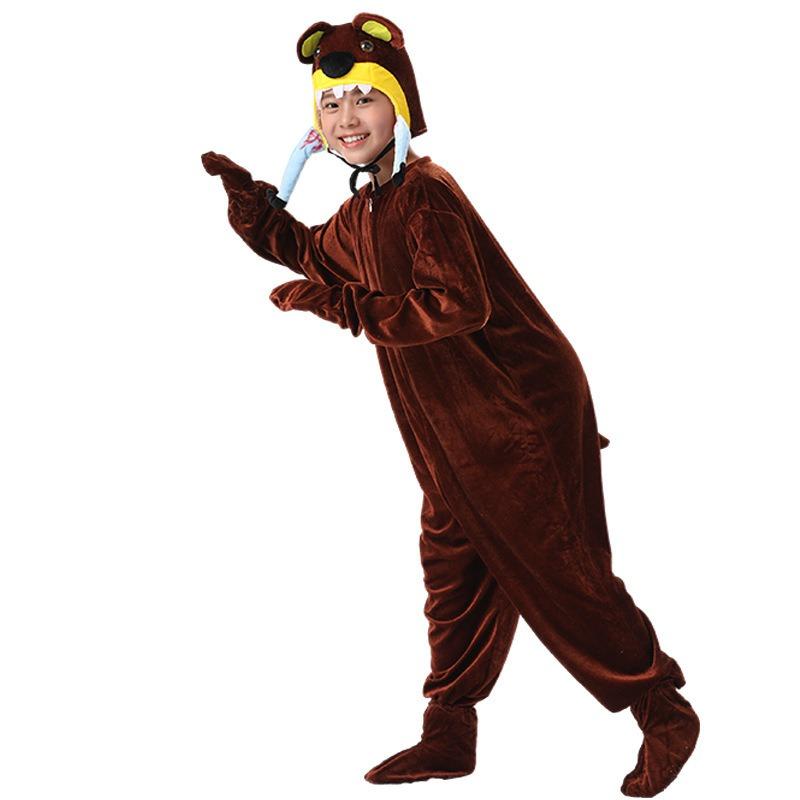 Halloween New Children's Female and Male Animal Costumes Doll Suits Onesie Party Role-playing Clothes