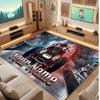 Animals Theme Crystal Velvet Floor Rug Personalized Custom Name Text Warm Carpet Home Decoration