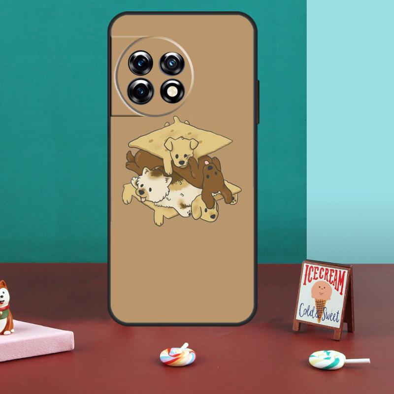 Cartoon Samoyed Dog For OnePlus 13R 12R 10R 13T 10T 8T 11 12 13 15 Case For OnePlus Nord 5 CE 2 3 4 Lite N20 N30