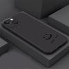 Case For Apple iPhone 14 13 11 12 Pro 7 XR X XS Max 8 Plus 6 6S SE 2022 13Pro Black Soft Phone Funda Smiley Face Stripes