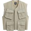 Round Neck Sleeveless Denim Versatile Vest Men Tops Green 1538443-506