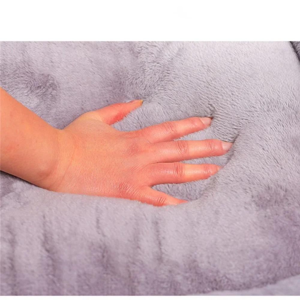 Square Dogs Bed, Dog Pet Accessories, Plush Calming Sofa Bed Soft Cushion for Little Small & Medium Cats Dogs