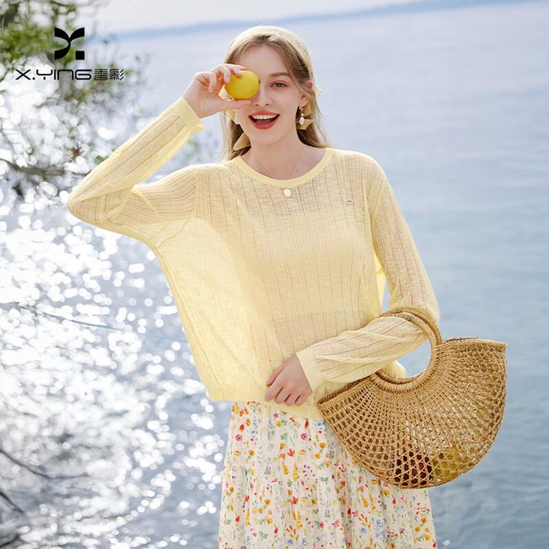 Women s Sheer Knit Long Sleeve Pullover M