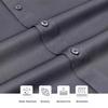 Four-sided stretch men's shirt business casual dress buckle-down non-ironing solid color shirt men's long sleeves