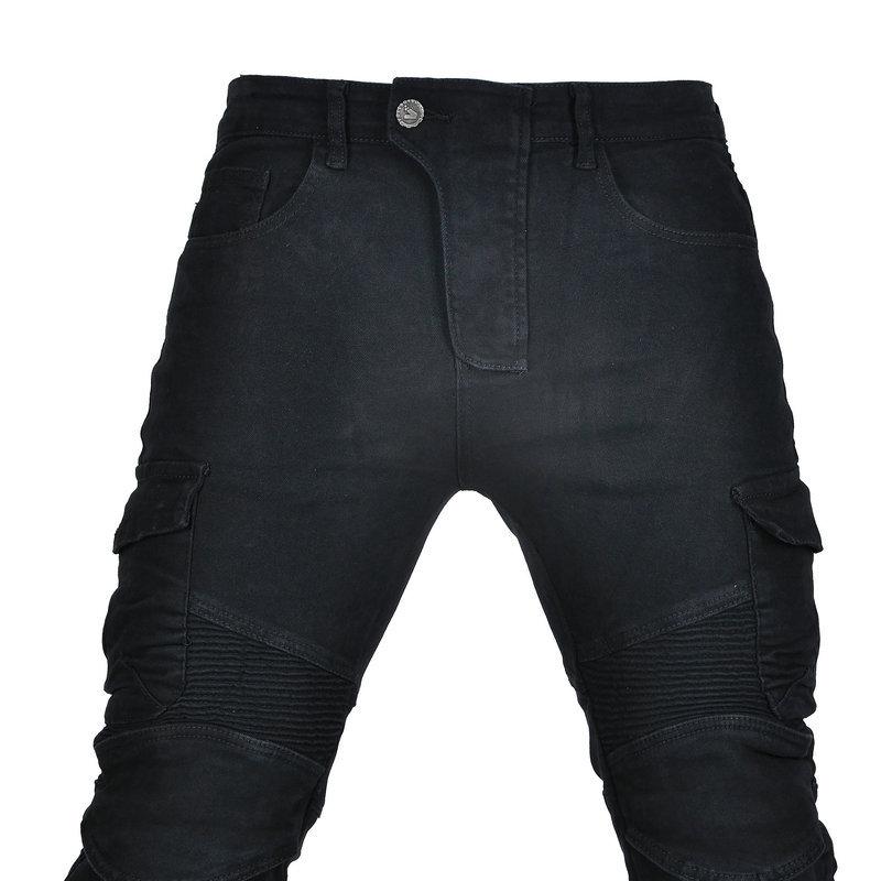 2024 New Motorcycle Riding Jeans for Men, Kevlar Tear-resistant, Anti-drop Cycling Pants with Protective Gear
