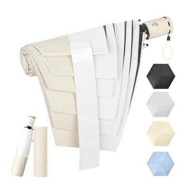 SEMTIM en 1 Pliage à Mémoire de Forme Protection UV Lumière Complète Automatique Convient pour la Pluie ou le Grand Parapluie Pliant Protection Solaire UV de 92 cm pour Hommes et Femmes [Se Plie