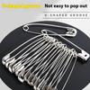 10-300Pcs Curved Safety Pins 36Mm Quilting Basting Pins Bent Safety Pins For Quilting And Knitting Handmade Sewing Accessories