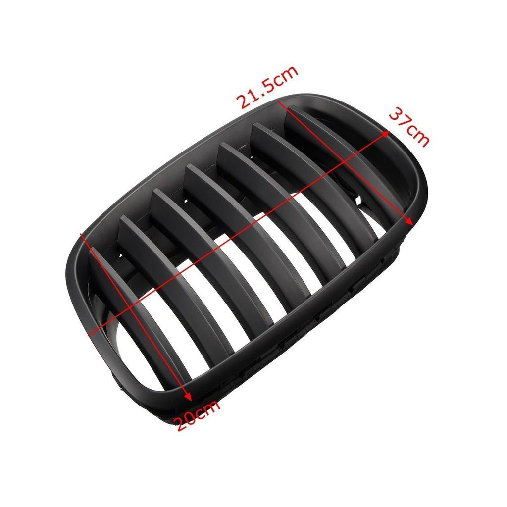 Rhyming Front Bumper Racing Kidney Grille Dual Single Slat Air Intake Grill Fit For BMW X5 E70 X6 E71 2007-2013 Car