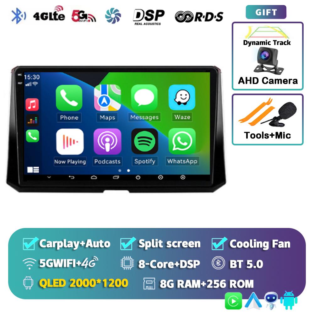 Android14 Multimedia Video Player For Toyota Corolla 12 2019 2020 2021 2022 wireless Carplay Stereo Carplay 4G WIFI GPS 2Din DSP