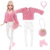 11.5'' Girl Doll Clothes Fashion Doll Dress Mini Skirt Sport Outfit Tops Pants Shoes Racket Cap High Heels Boots Toy Accessories Gift