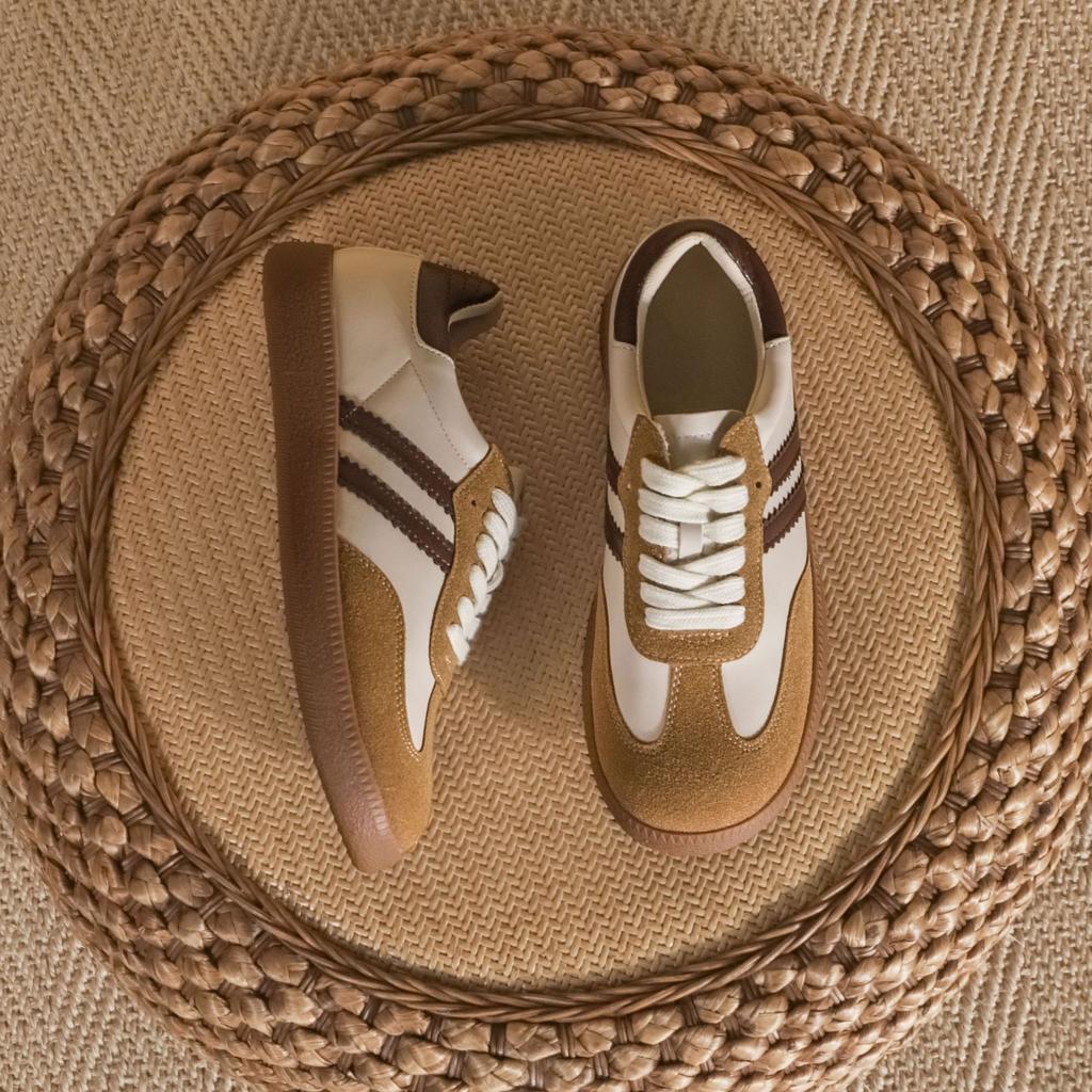 Grape Mom 2025 autumn new fashion casual moral training shoes thick sole comfortable soft sole not tired foot Forrest Gump casual shoes