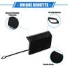 Car Tow Hook Eye Hole Cover Cap ONE  for Mercedes-Benz E550 Black Rear