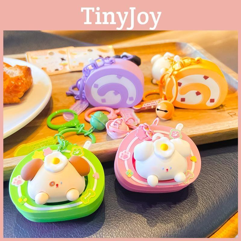 Dog Egg Poached Keychain Backpack Pendant Cartoon Bag Decoration Kids Gifts