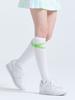 CHALLENGER Women'S Ribbon-Point Knee Socks Neon Green