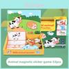 Childrens Educational Magnetic Puzzle With Animals And Vehicles For Early Learning Development