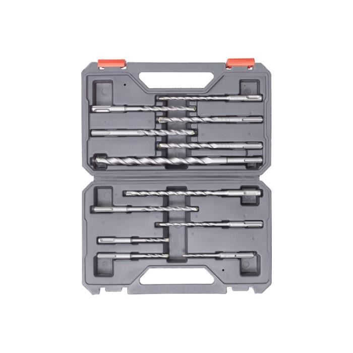 Coffret de mèches - einhell - 49108801 - sds plus - 12 mèches - pour béton