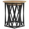 Coffee Table Set 2 Pcs Artisan Oak Engineered Wood and Steel