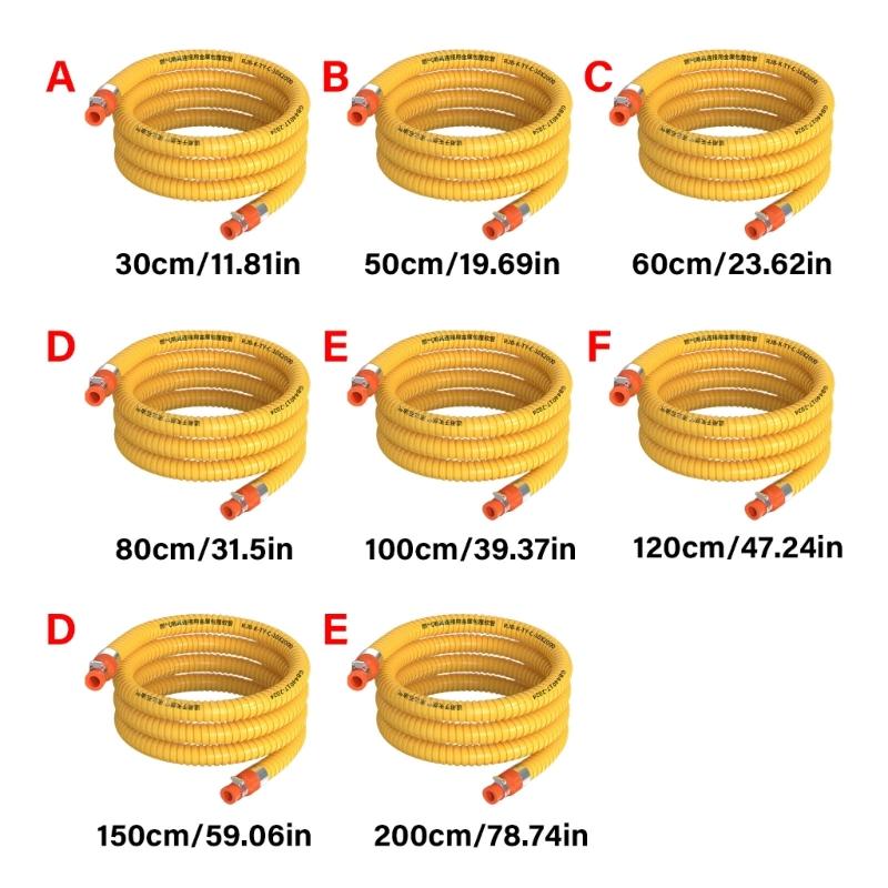 Gas Line Corrugated Tubing Hose Propane Hose Conversion Flexible Natural Gas Hose Fittings for Natural Gas and Propane