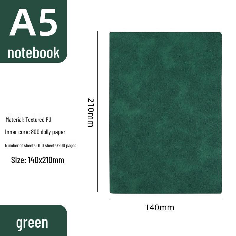 

Блокнот А5 из высококачественной овчины с утолщенной бумагой Dowling