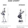 Little Iron Art Musician Creative Men/Women Music Band Crafts Home Office Desk Decoration Birthday Gift 8 Pack (Woman)