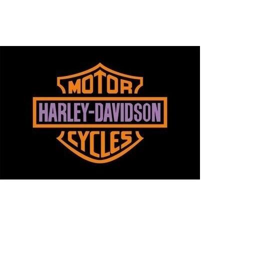 

Tapestry banner flag Harley-Davidson garage number 75x100 чёрный