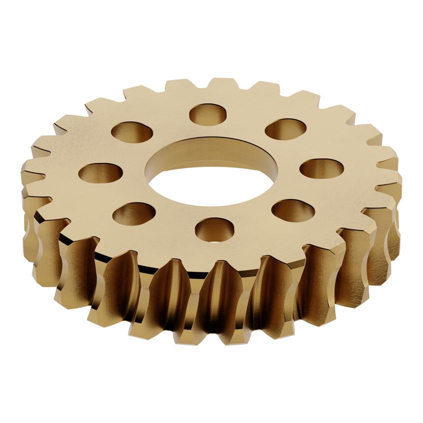 5204 Series Worm Gear Screw Combo, 24-tooth/28-tooth, 24:1/28:1 Ratio, Compatible with goBILDA/TETRIX.