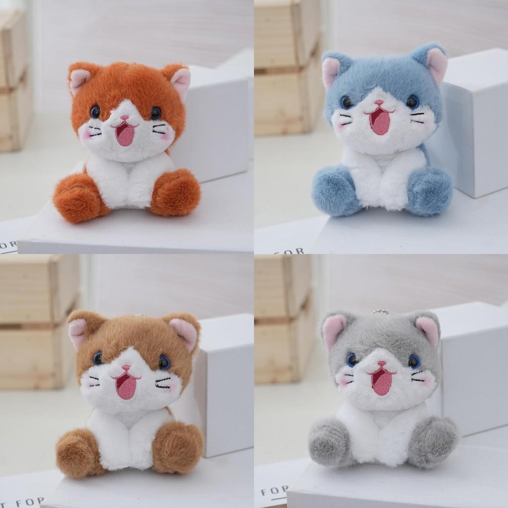 Weiche und kuschelige Plüsch-Kätzchen-Puppe Spielzeug Entzückendes Stofftier Geschenk für Kinder