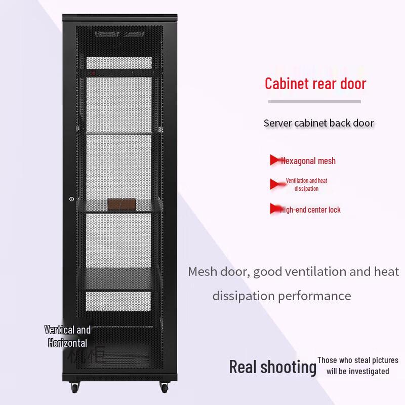 42U 19-inch Standard Server Rack Cabinet with Mesh Door