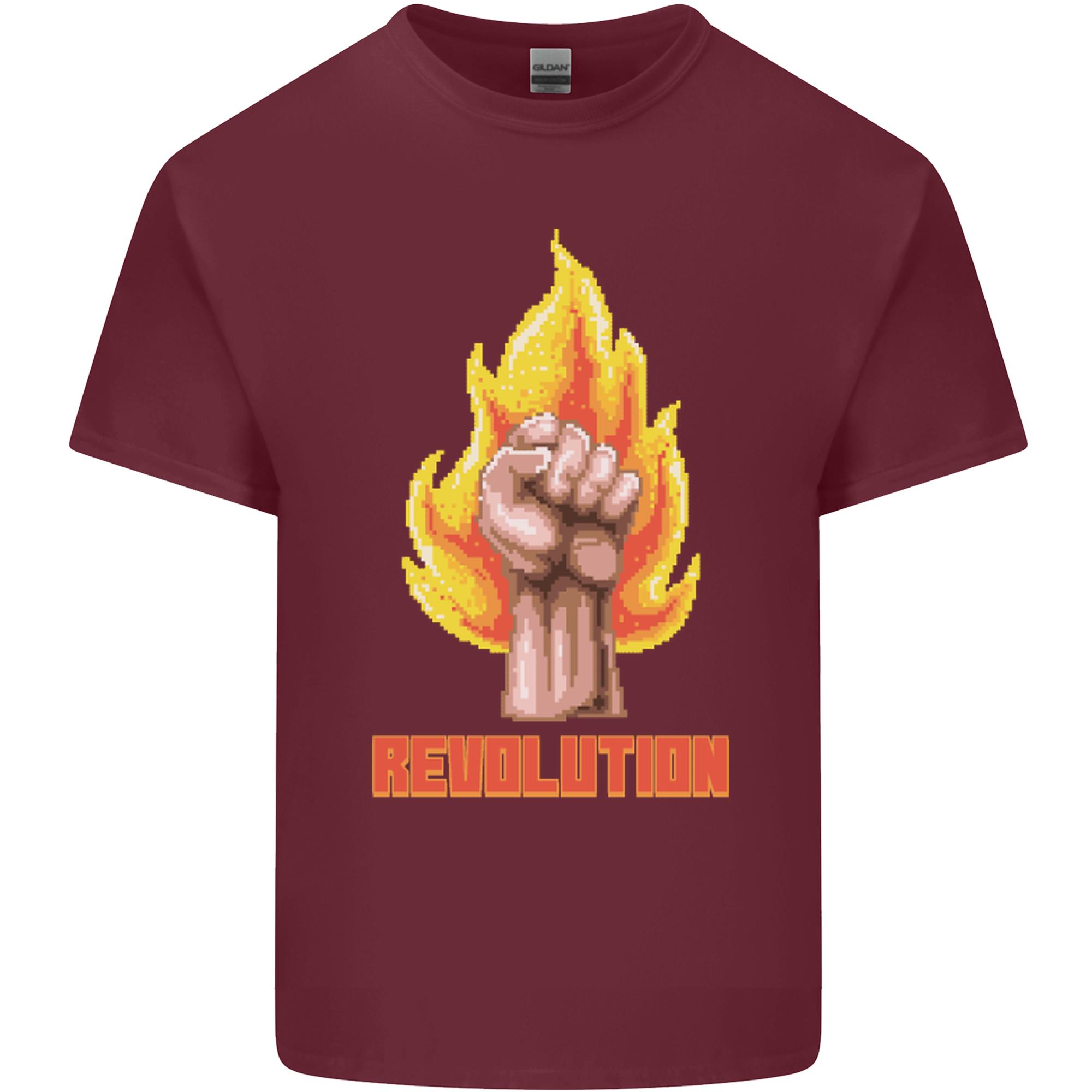Pixelated Revolution Anarchy Anarchist 99 Unisexs Light Cotton TShirt S