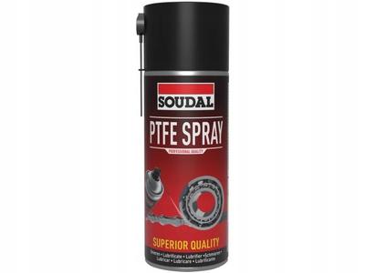 Soudal Ptfe Spray Lubricant Teflon Preparation Protective