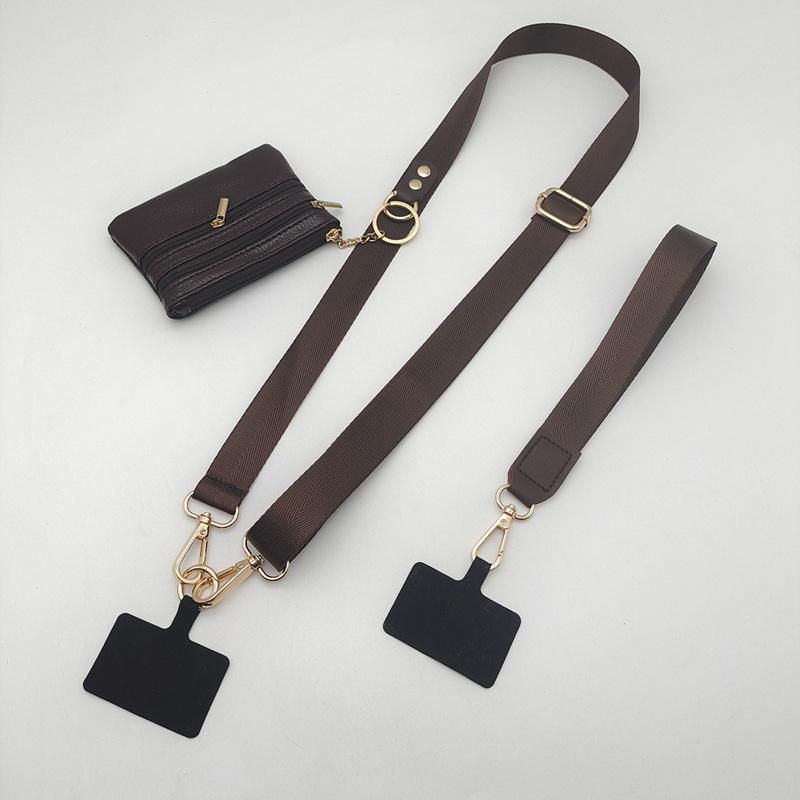 New Creative Mobile Phone Lanyard Strap Nylon for Hanging Small Bags Color Crossbody Hand Strap Universal Bag Diagonal Strap