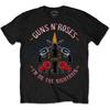 Guns N Roses T-Shirt On The Nightrain GNR Rockband Neu Schwarz Offiziell Unisex T-Shirt