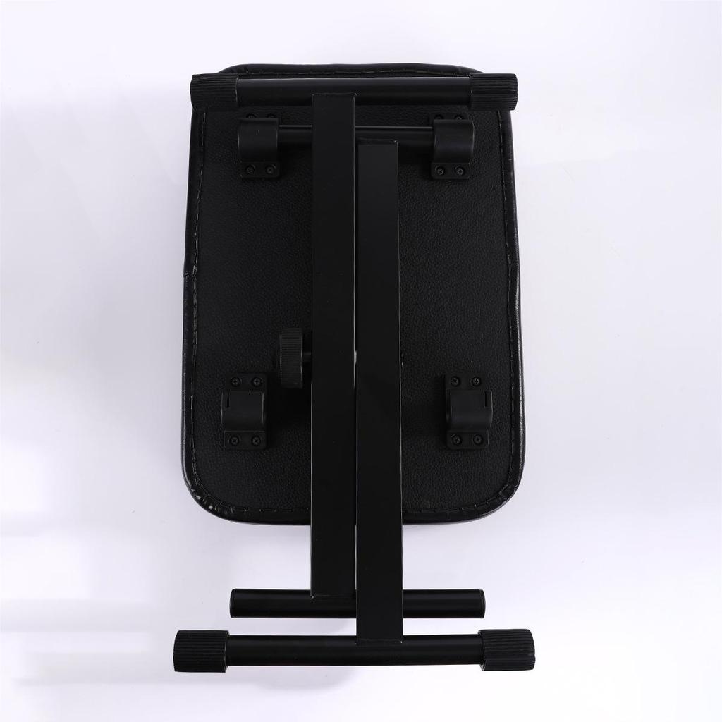 Verstellbare Faltbare Vierstufige Elektronische Orgelbank - Hochwertiger Schwarzer Zitherhocker