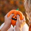 Halloween Pumpkin Squeeze Toy Stress Relief Fidget Sensory Toy for Kids and Adults Soft Decompression Toy Party Favor