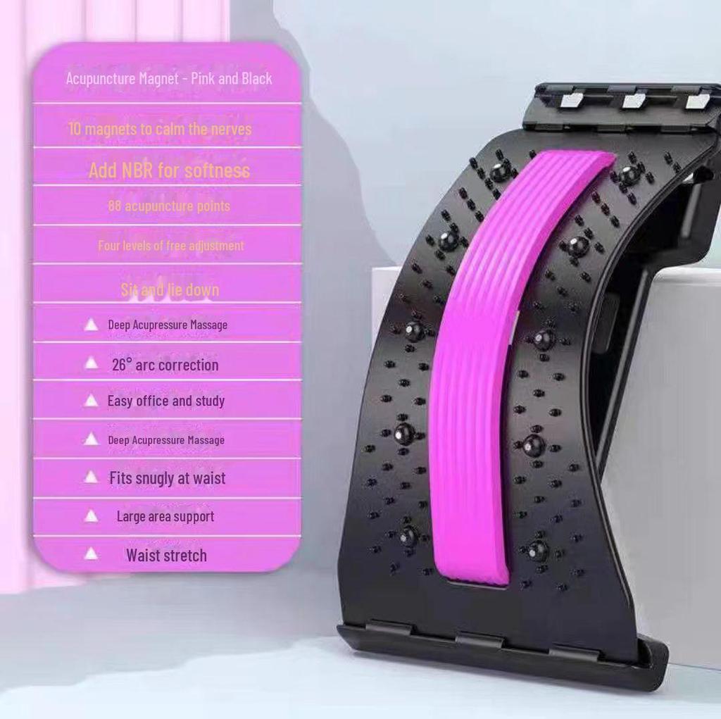 Cervical Spine and Lumbar Stretch Board: Multifunctional Relaxer and Traction Massager for Men and Women