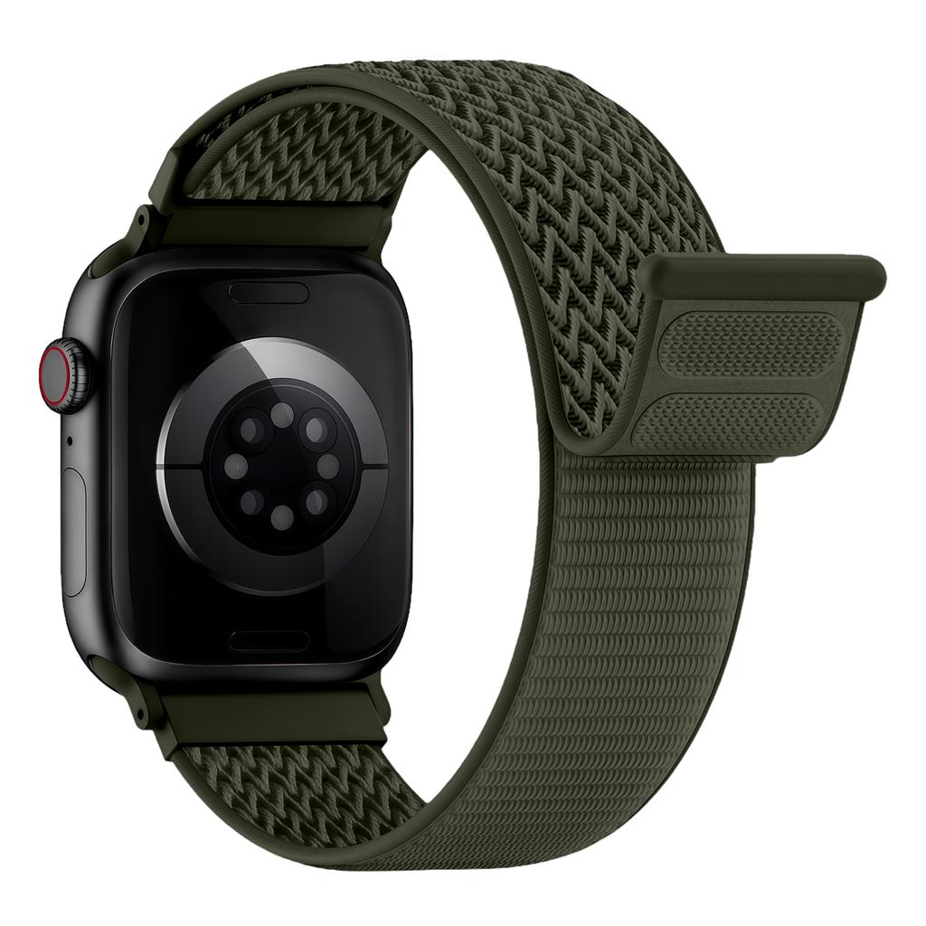 Nylon Loop Strap for Apple watch band 44mm 40mm 41mm 42mm 46mm 49mm Elastic correa bracelet iWatch series 11 10 9 8 se Ultra 3 2