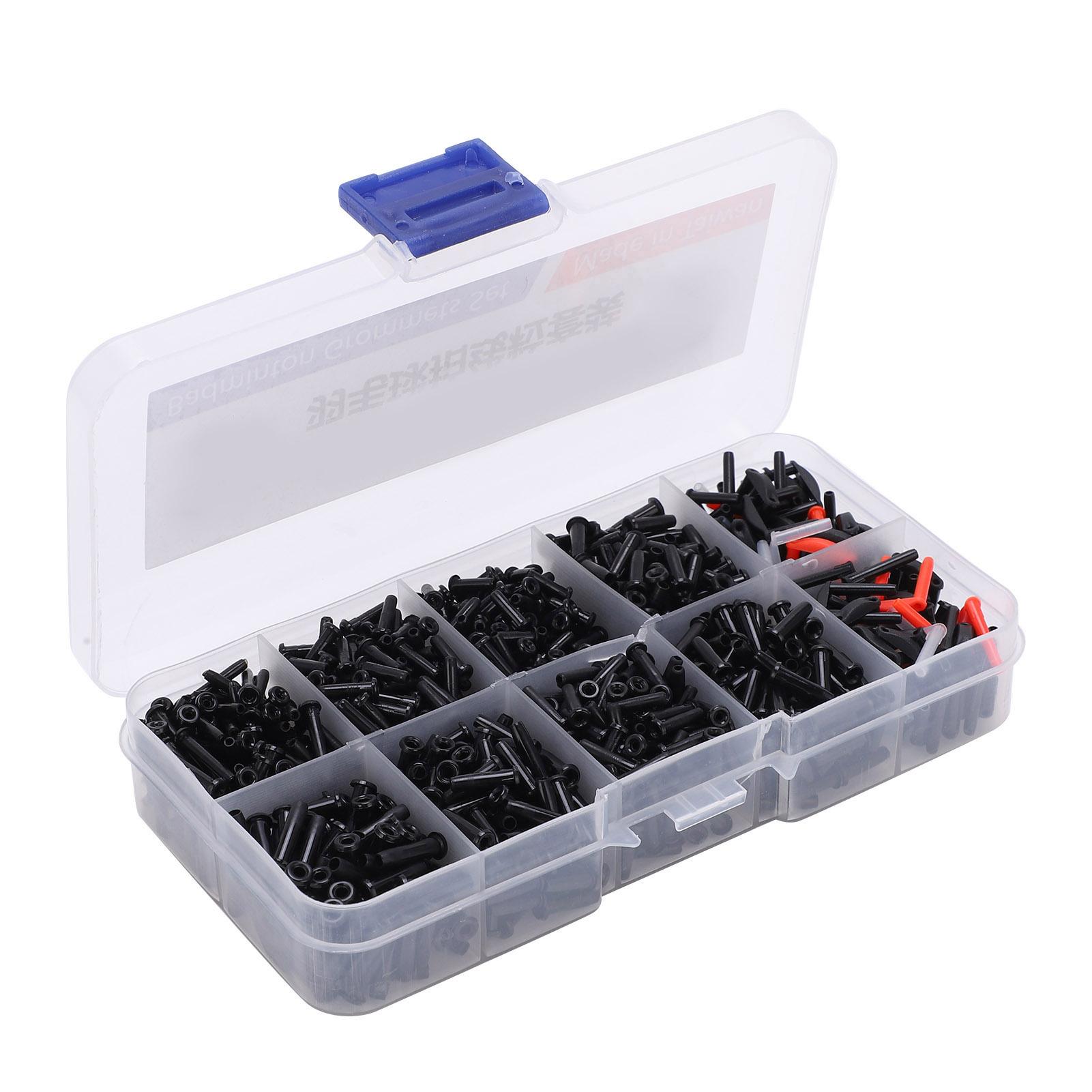 

Powerti Badminton Grommets Set with Racquet Eyelets Bucket String Protector Stringing Tools