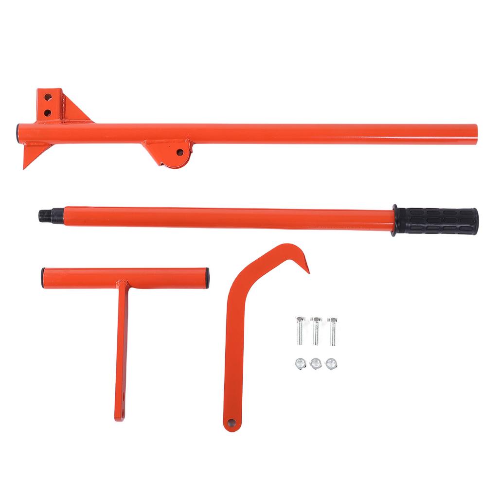 Adjustable Cant Hook Log Roller Lifter Heavy Duty Steel Logging Tools Log Jack with Rubber Grip for Rolling and Raising