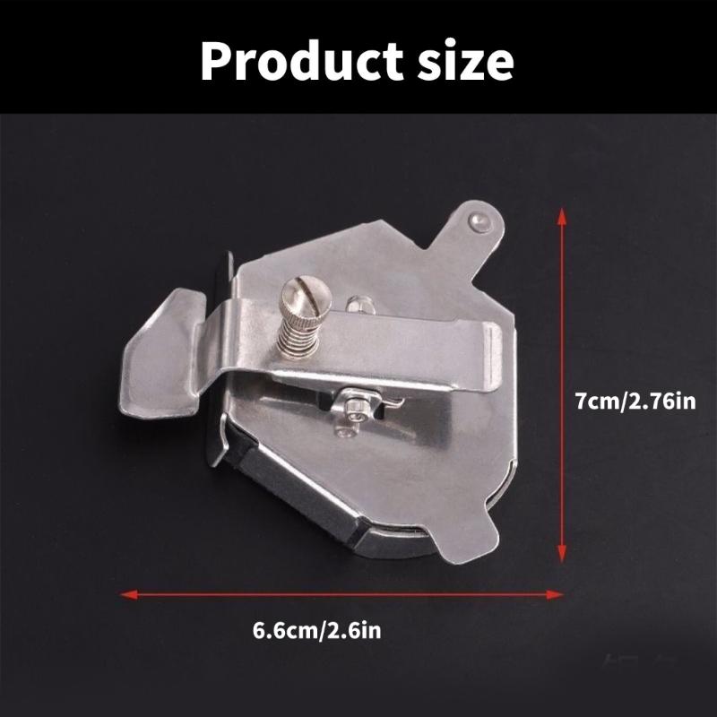 Stainless Steel Magnetic Seam Guides Hexagonal Sewing Guide Thickness Adjustable Magnetic Seam Guides For Sewing Machine