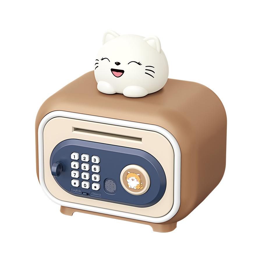 

Детская мультяшная копилка в виде пига - Многофункциональный автоматический роллер для денег, сейф