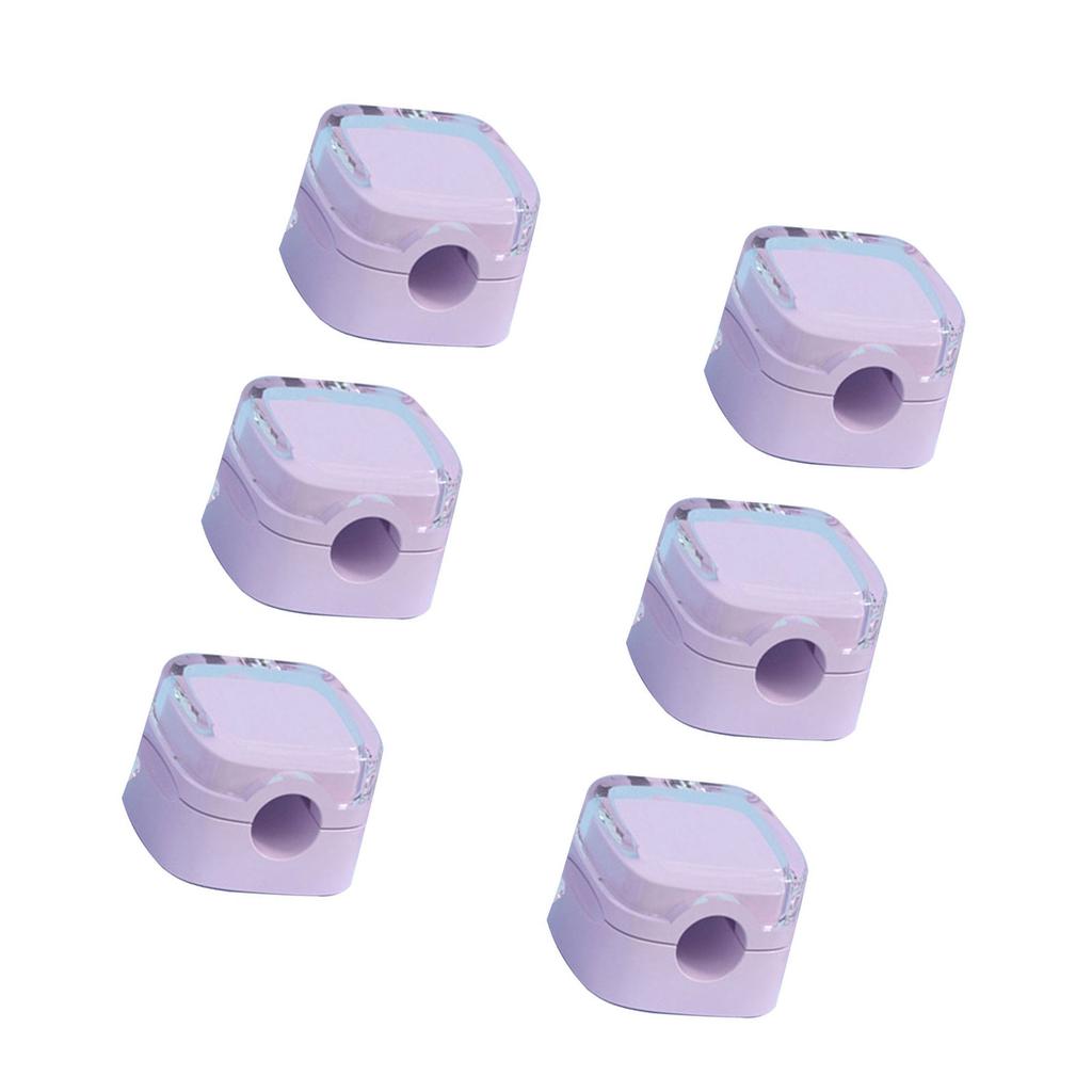 6 Stück Stilvolle Magnetische Kabelhalter Kreatives Magnetisches Kabelrückhaltesystem Funktioneller Kabelmanagement-Organizer