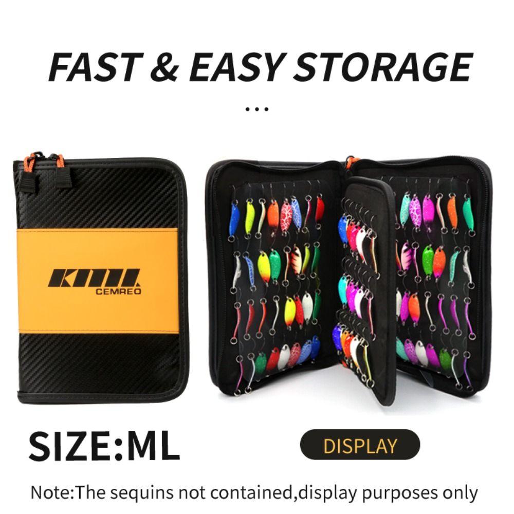 Multilayer Lure Storage Wallet Carrying Case Soft Lure Bag Fishing Lures Bag  Fishing Accessories