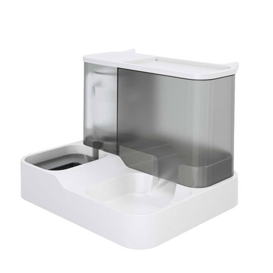 Automatic Cat Feeder And Water Dispenser 2-in-1 Detachable Food Feeder And Water Fountain for Indoor Small Dogs Cats