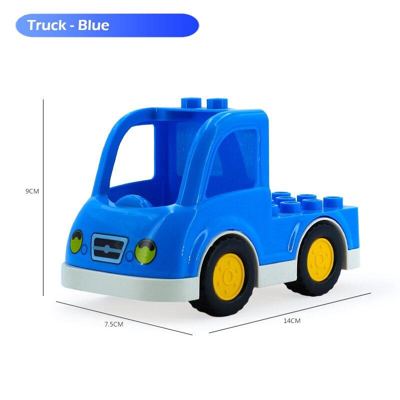 Duplo Children's DIY large size building blocks accessories car bricks compatible with Dupols parts truck aircraft toys